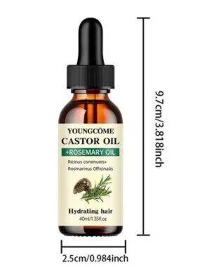 Castor Oil & Rosemary Hair Care Oil – Hair & Scalp – New